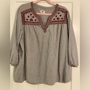 👚🛍️SALE👚🛍️Old Navy XXL 3/4 Sleeve Top